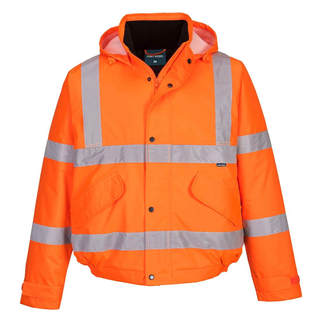 ES1 Essential Hi-Vis Winter Bomber Jacket Orange