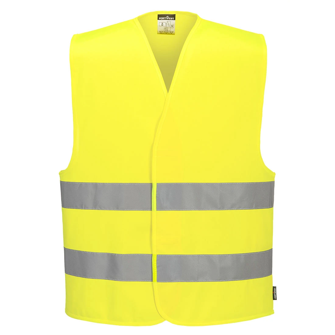 ES1 Essential Hi-Vis Two Band Vest Yellow