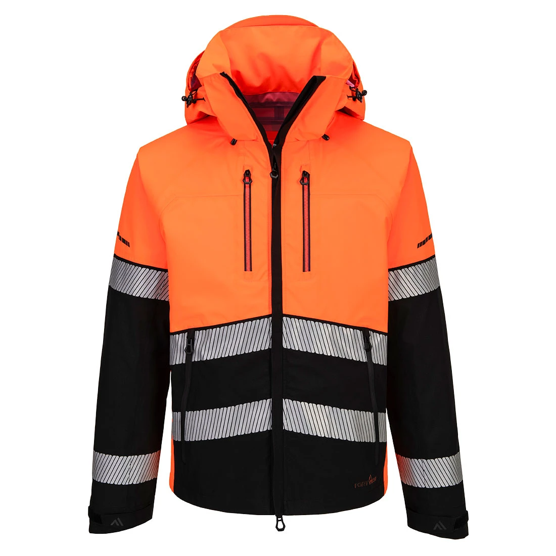 EV4 Hi-Vis Shell Jacket (3L) Orange/Black EV4 Hi-Vis Shell Jacket (3L) Orange/Black