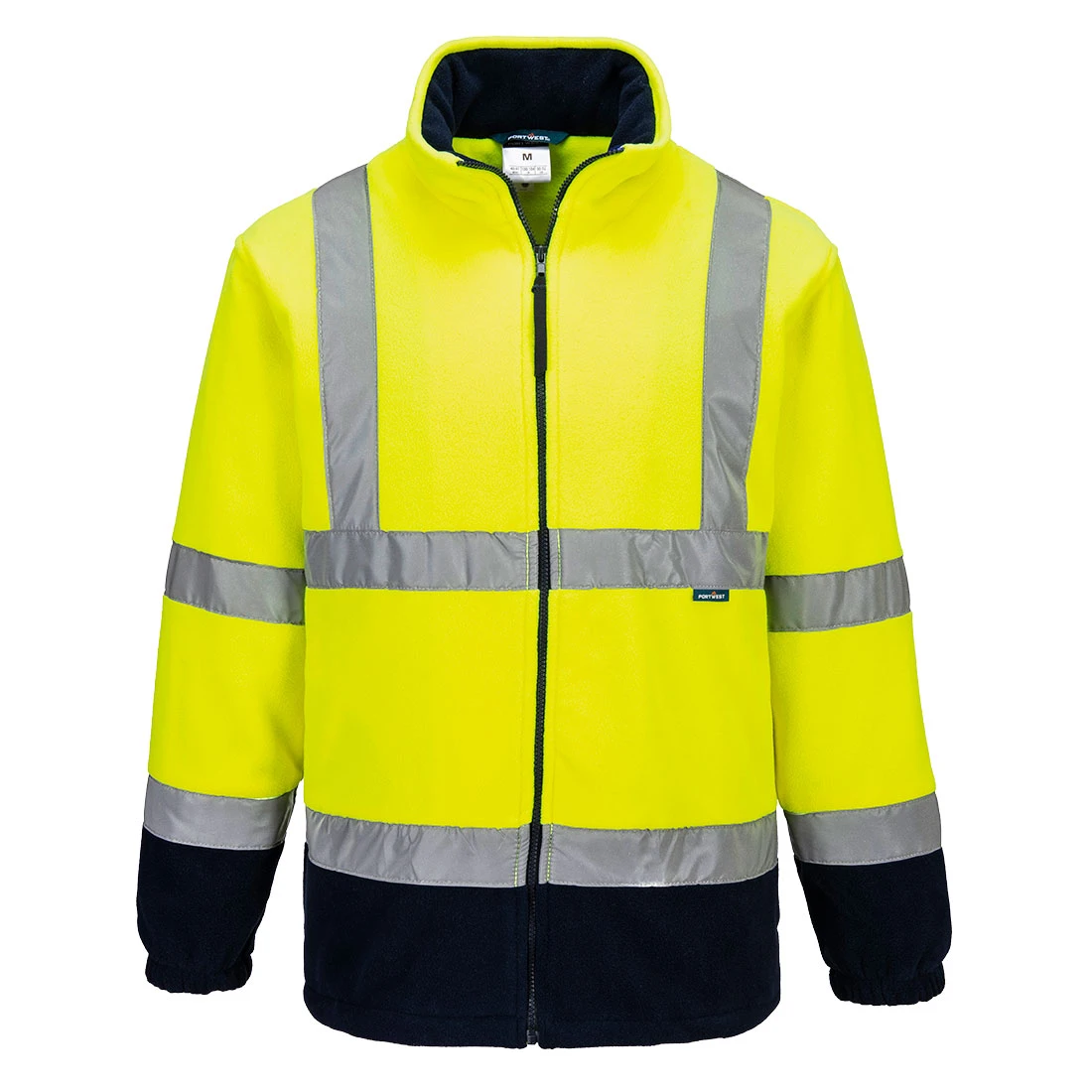 Hi-Vis Contrast Fleece Yellow/Navy