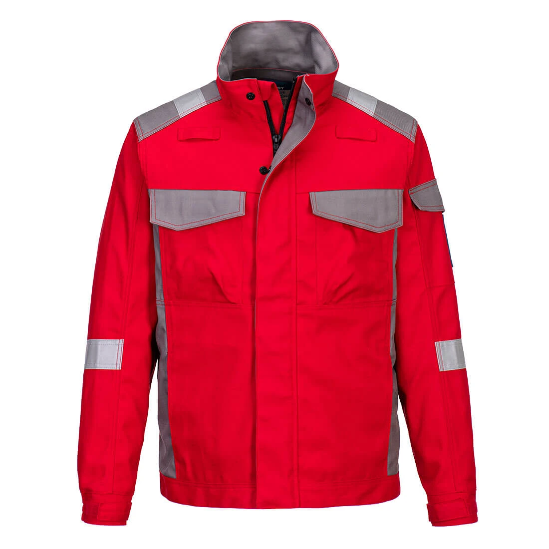 Bizflame Industry Two Tone FR Jacket Red