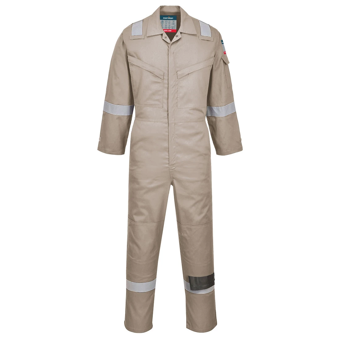 Bizflame Work Lightweight FR Coverall Khaki