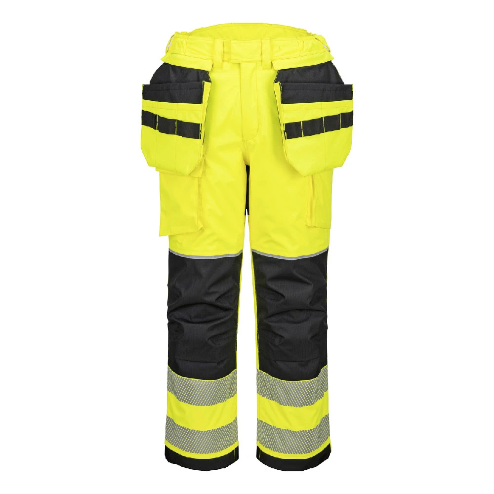 PW3 Modaflame Rain+ Hi-Vis FR Winter Holster Trousers Yellow/Black