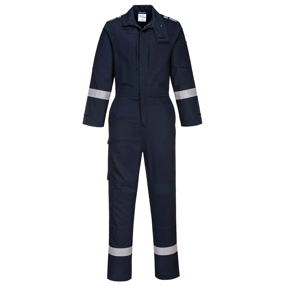 Bizflame Work Stretch Panelled FR Coverall Navy