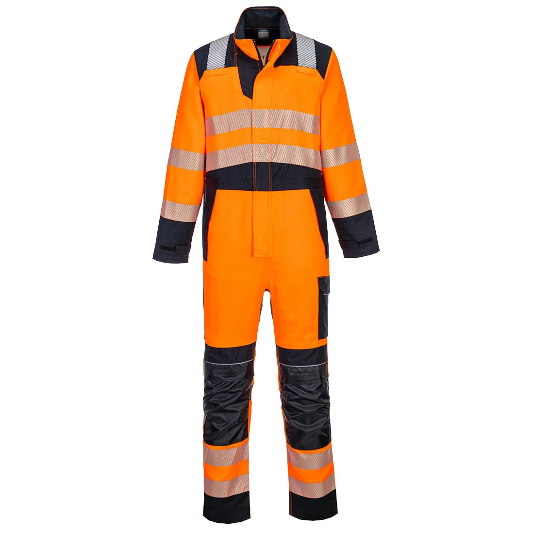 PW3 Modaflame Work HVO Multi-Norm FR Coverall Orange/Navy