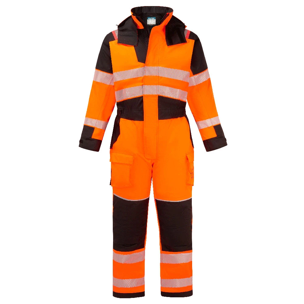 PW3 Modaflame Rain+ Hi-Vis Multi-Norm FR Winter Coverall Orange/Black