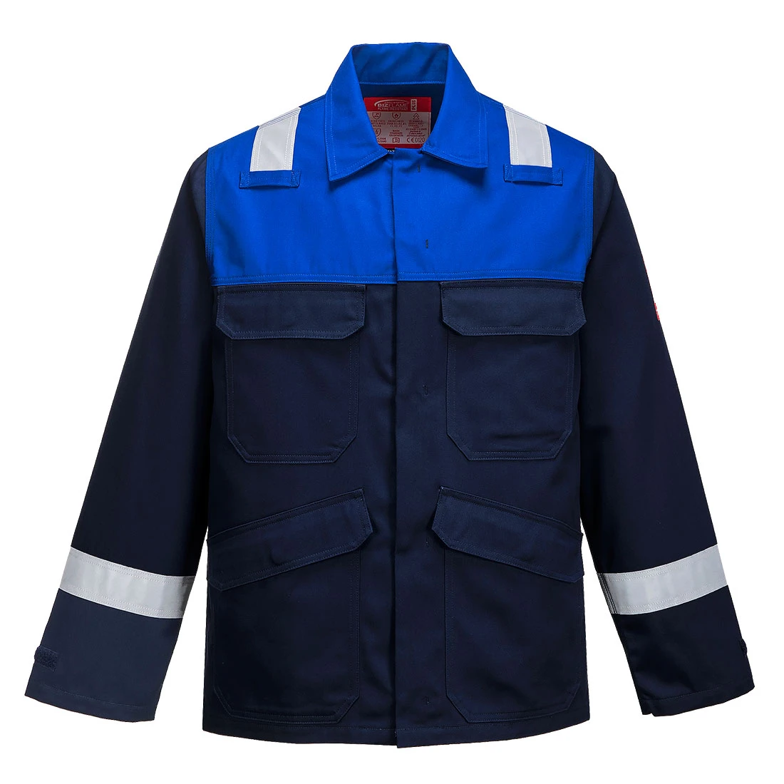 Bizflame Work Two Tone FR Jacket Navy/Royal