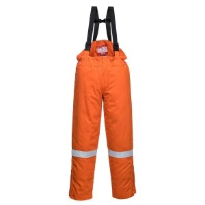 Bizflame Work FR Insulated Bib and Brace Orange