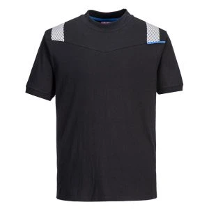 WX3 Modaflame Knit FR Short Sleeve T-Shirt Black