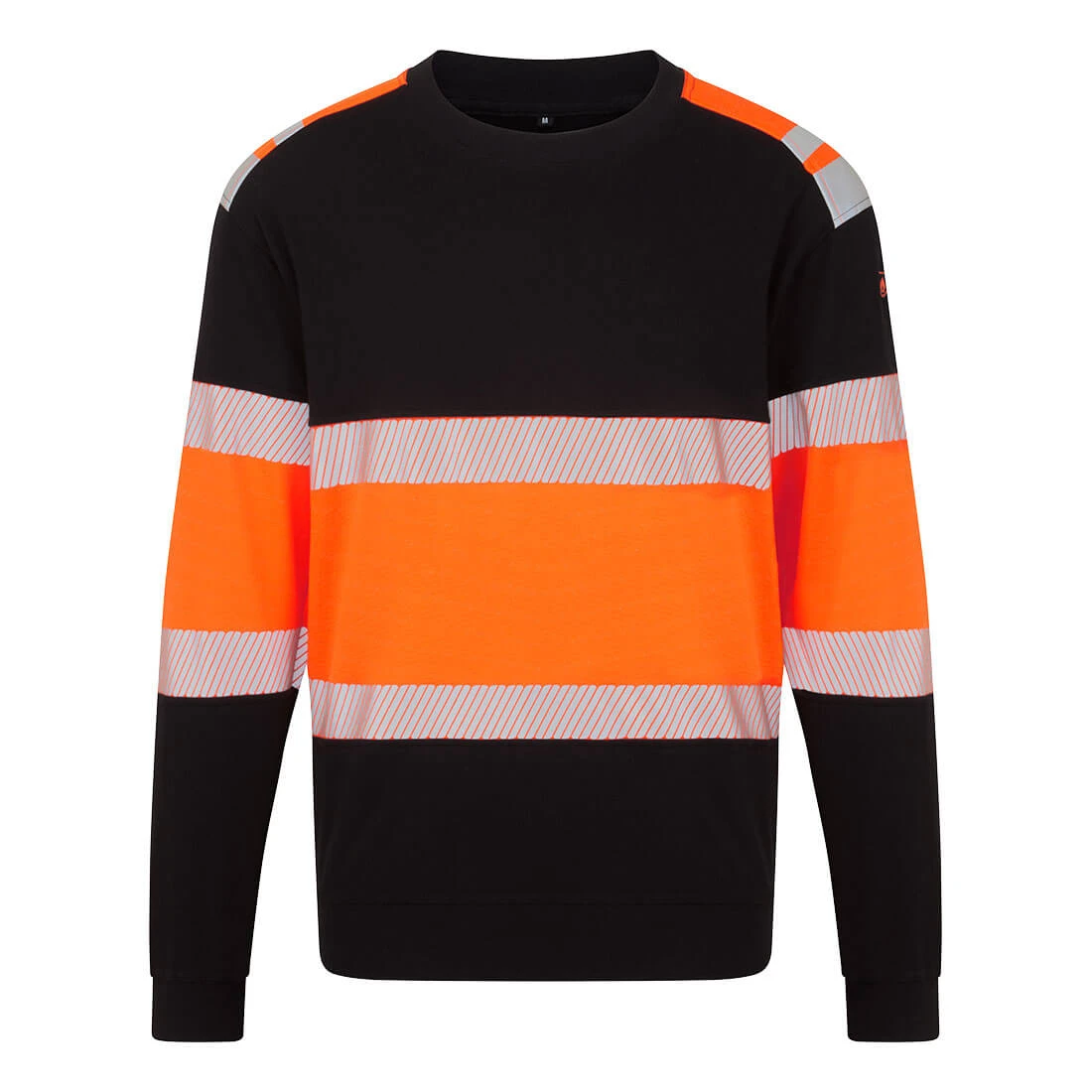 PW3 Modaflame Knit HVO Class 1 FR Sweatshirt Orange/Black PW3 Modaflame Knit HVO Class 1 FR Sweatshirt Orange/Black