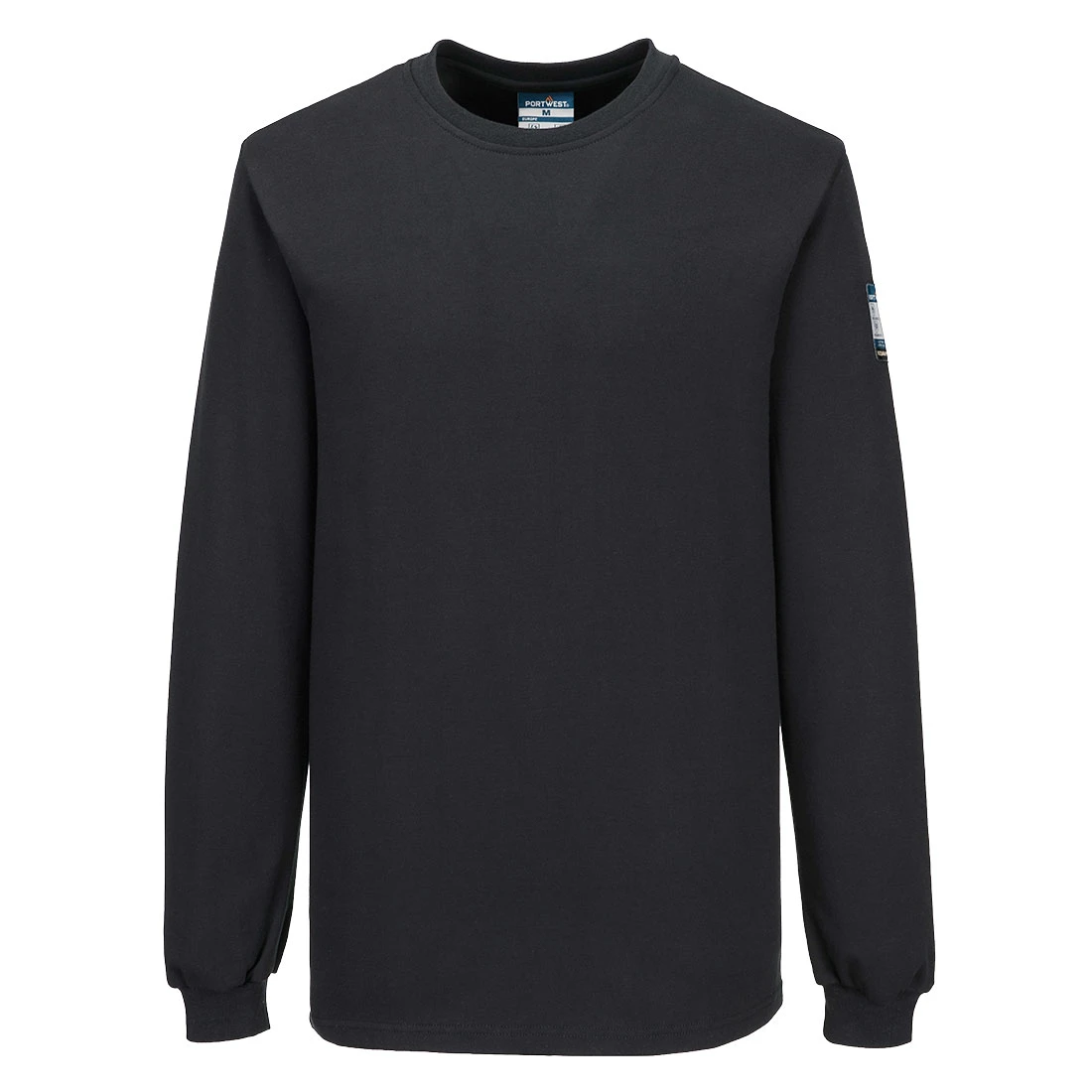 Modaflame Knit FR Long Sleeve T-Shirt Black