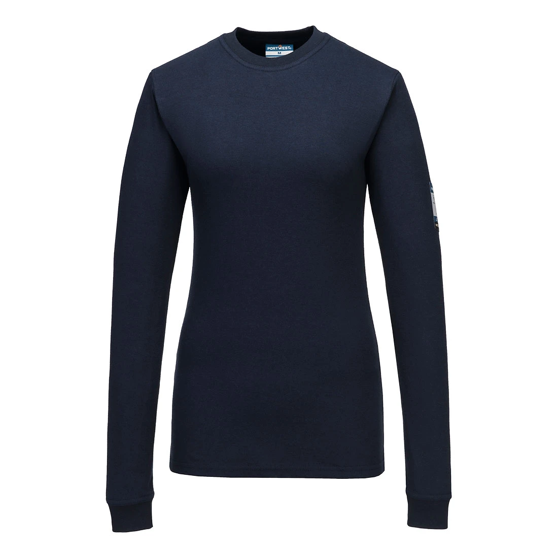 Modaflame Knit FR Women's Long Sleeve T-Shirt Navy