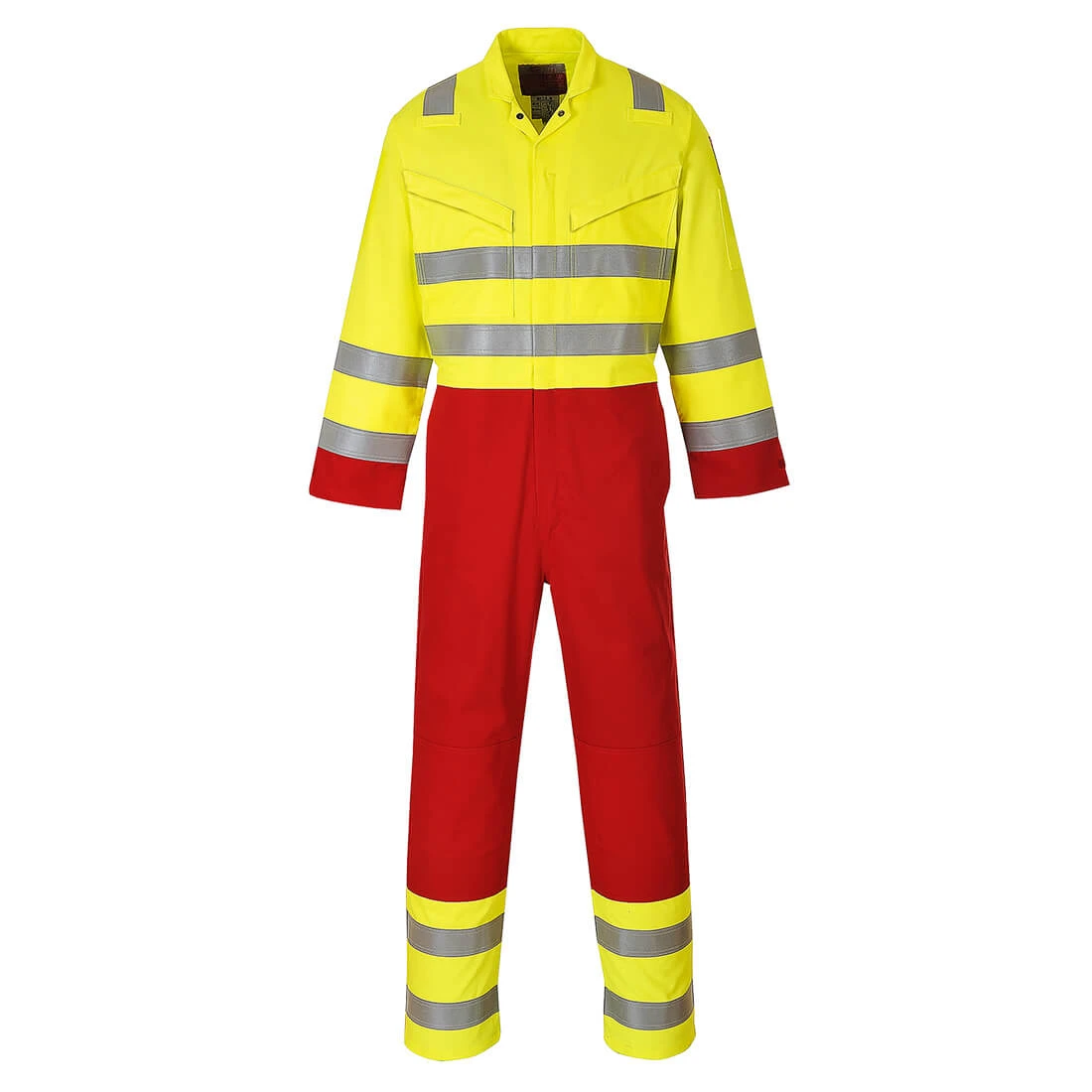 Bizflame Work Hi-Vis Contrast FR Coverall Yellow
