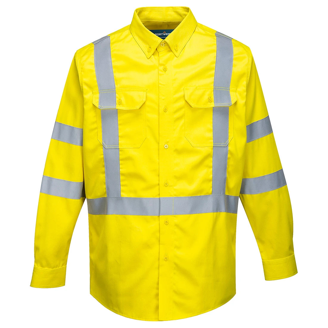 Bizflame 88/12 Hi-Vis FR Shirt Yellow