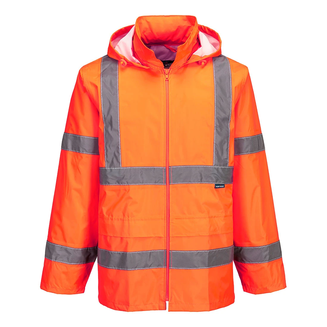 Hi-Vis Rain Jacket Orange Hi-Vis Rain Jacket Orange