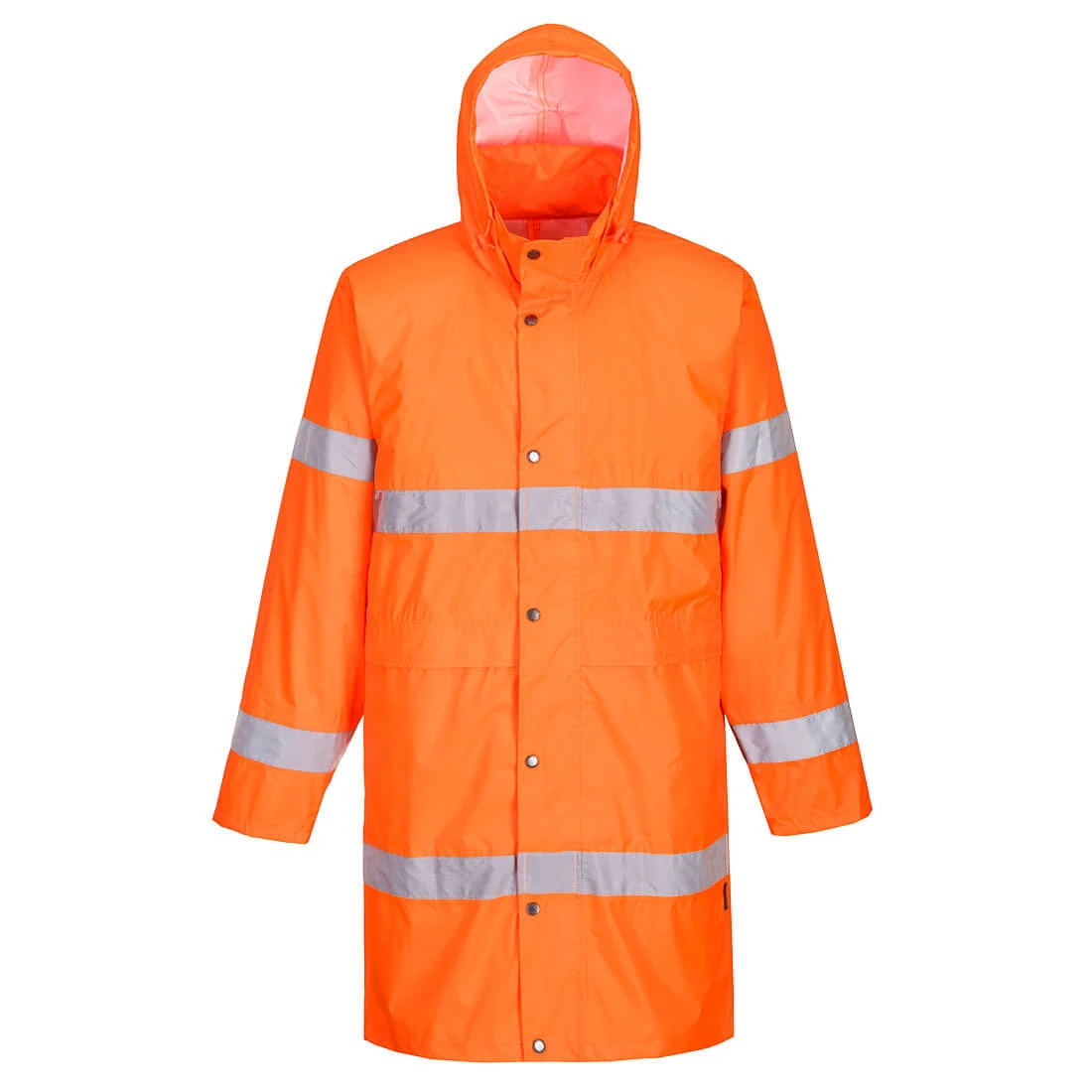 Hi-Vis Rain Coat 100cm Orange Hi-Vis Rain Coat 100cm Orange