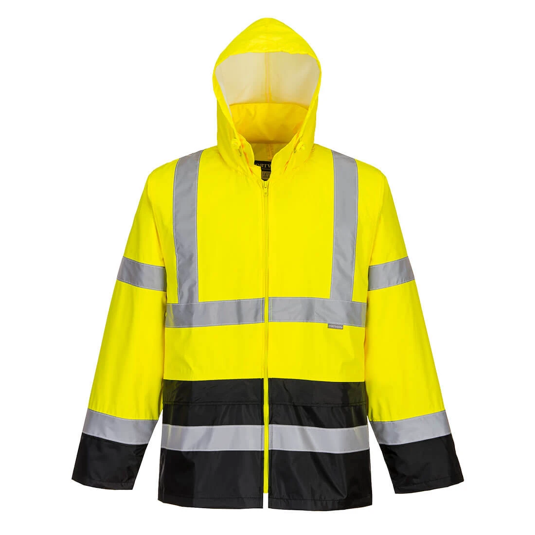 Hi-Vis Contrast Classic Rain Jacket Yellow/Black