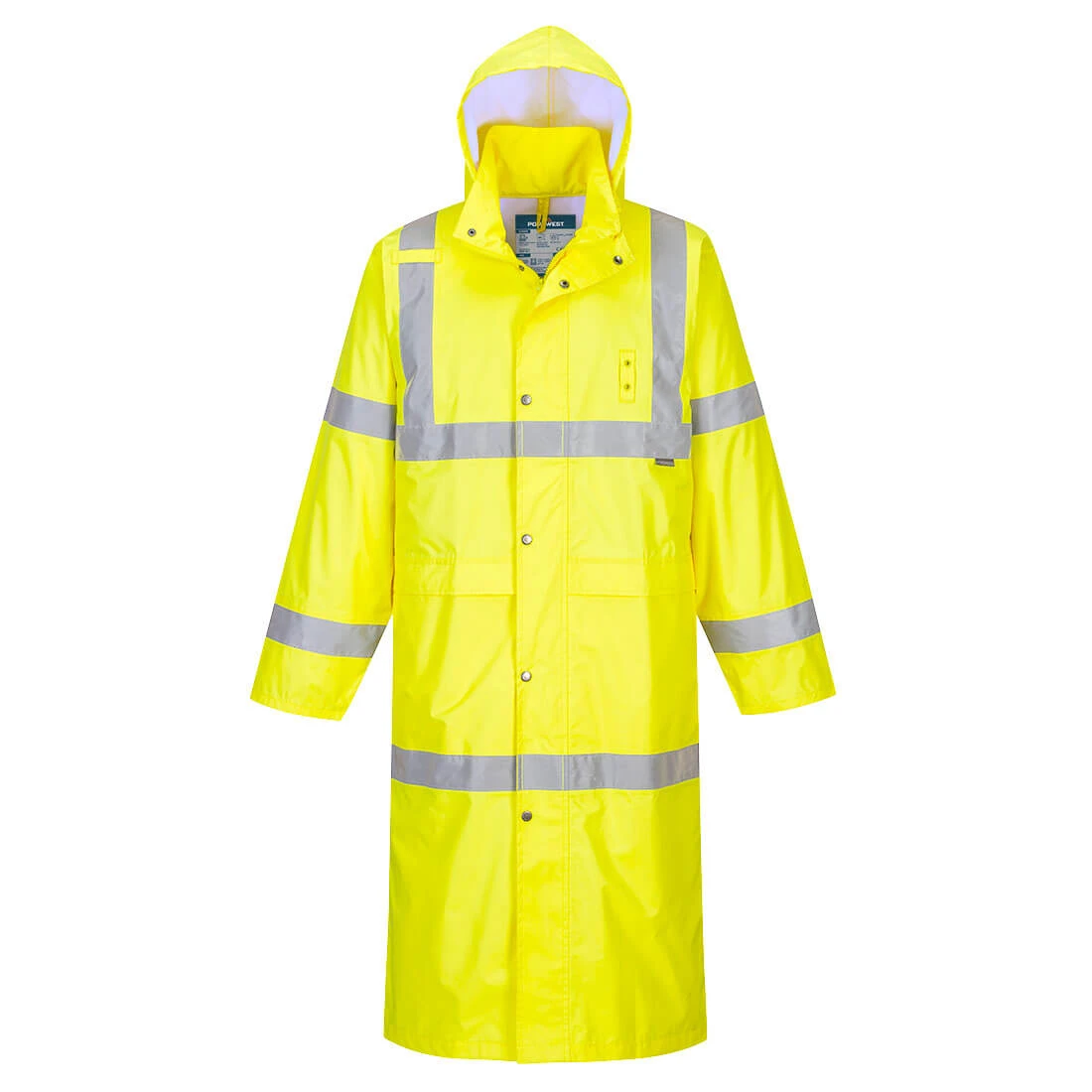 Hi-Vis Rain Coat 122cm Yellow Hi-Vis Rain Coat 122cm Yellow