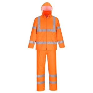 Hi-Vis Rain Suit Orange