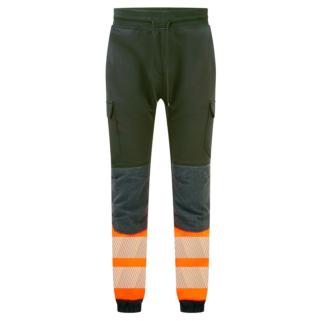 PW3 Hi-Vis Flexi Class 1 Joggers Black/Orange PW3 Hi-Vis Flexi Class 1 Joggers Black/Orange