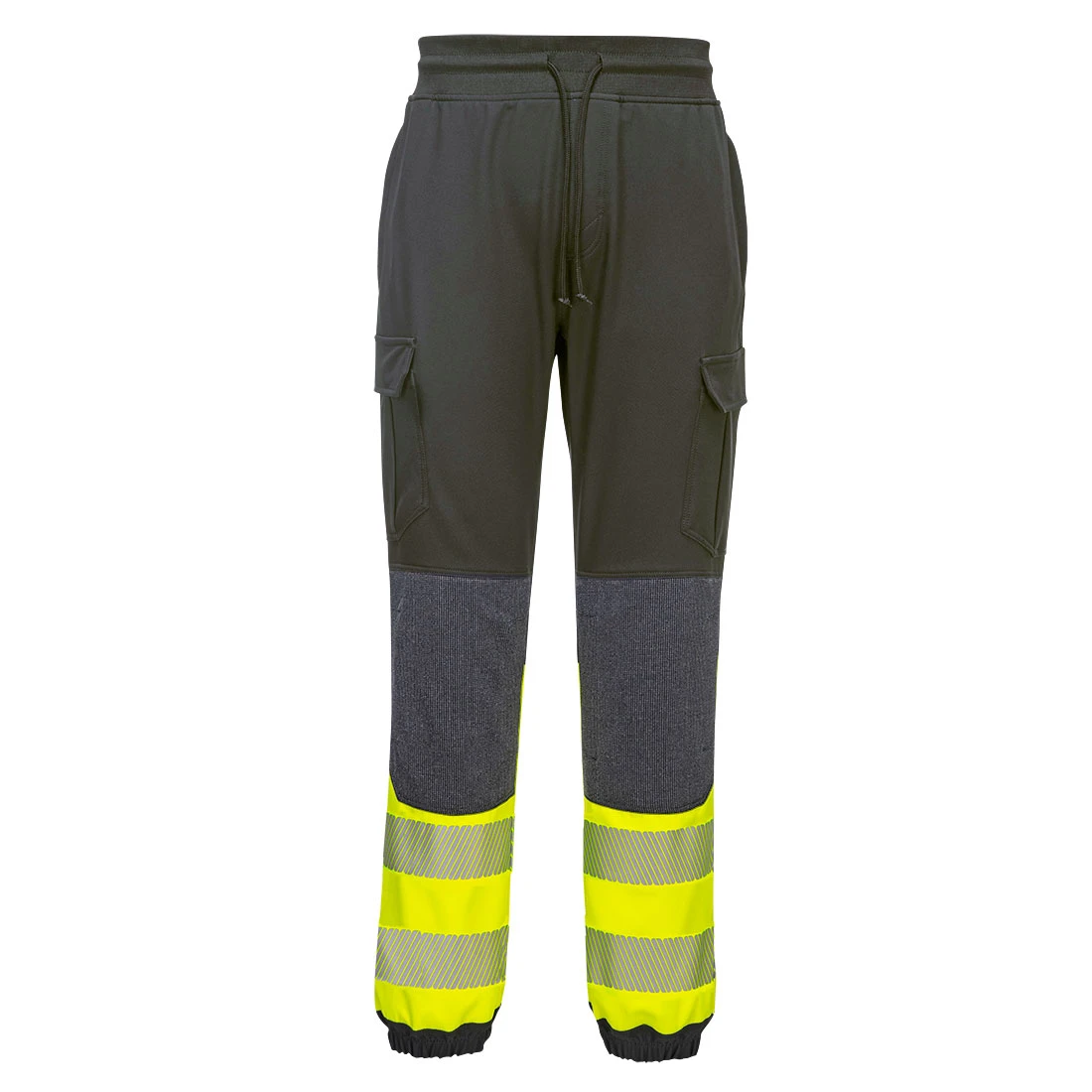 PW3 Hi-Vis Flexi Class 1 Joggers Black/Yellow