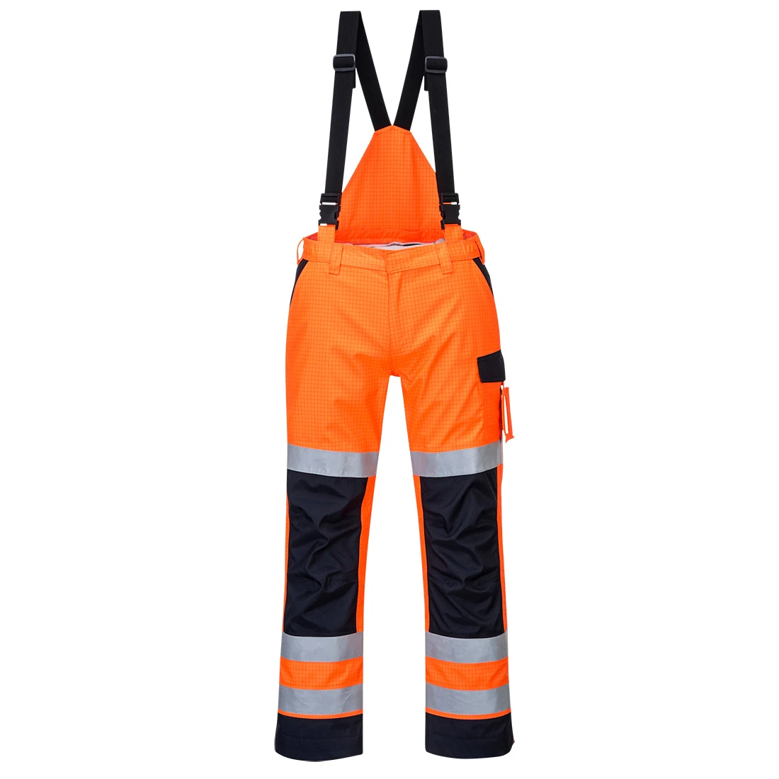 Modaflame Rain+ Hi-Vis Multi-Norm Contrast FR Trousers Orange/Navy Modaflame Rain+ Hi-Vis Multi-Norm Contrast FR Trousers Orange/Navy