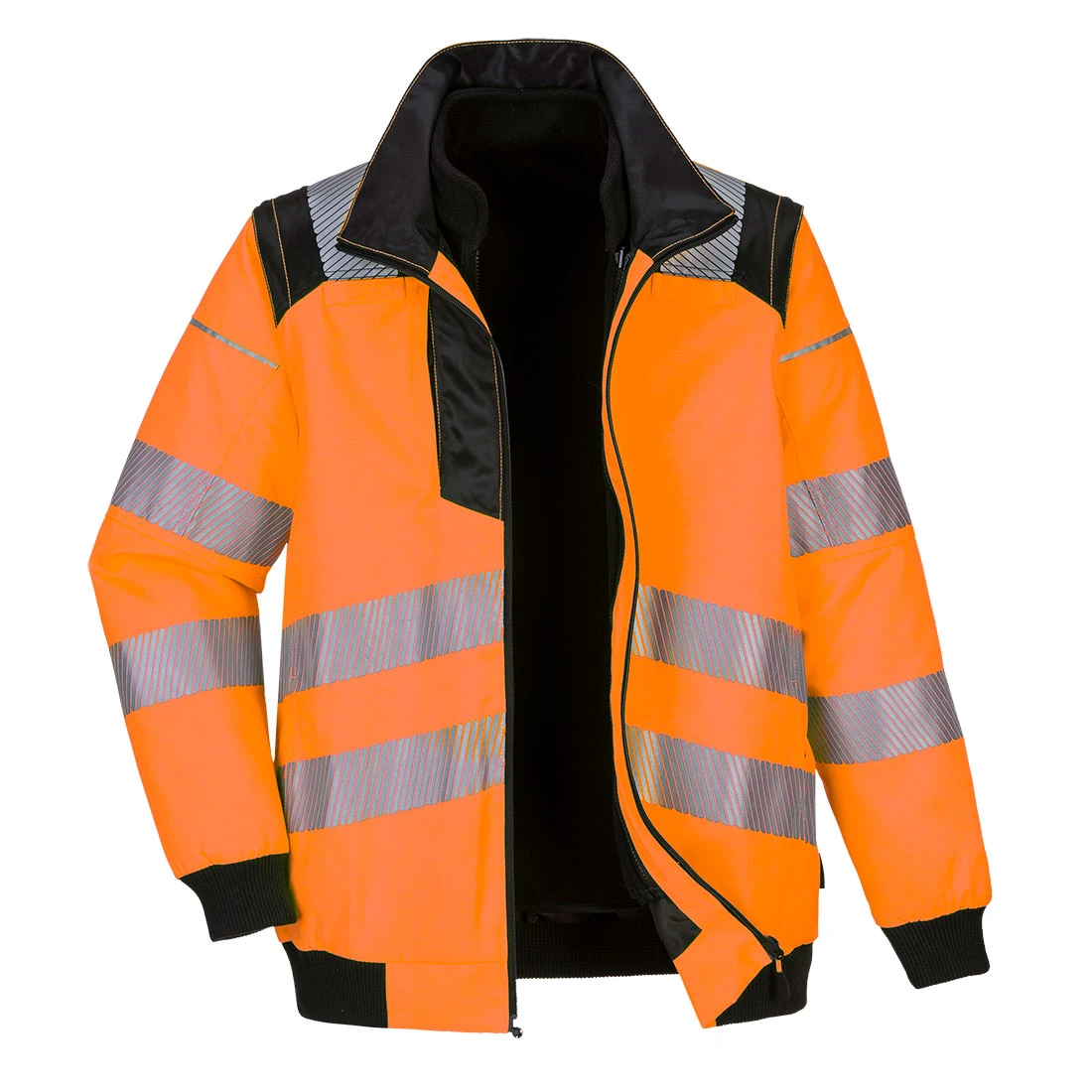 PW3 Hi-Vis 3-in-1 Pilot Jacket Orange/Black PW3 Hi-Vis 3-in-1 Pilot Jacket Orange/Black