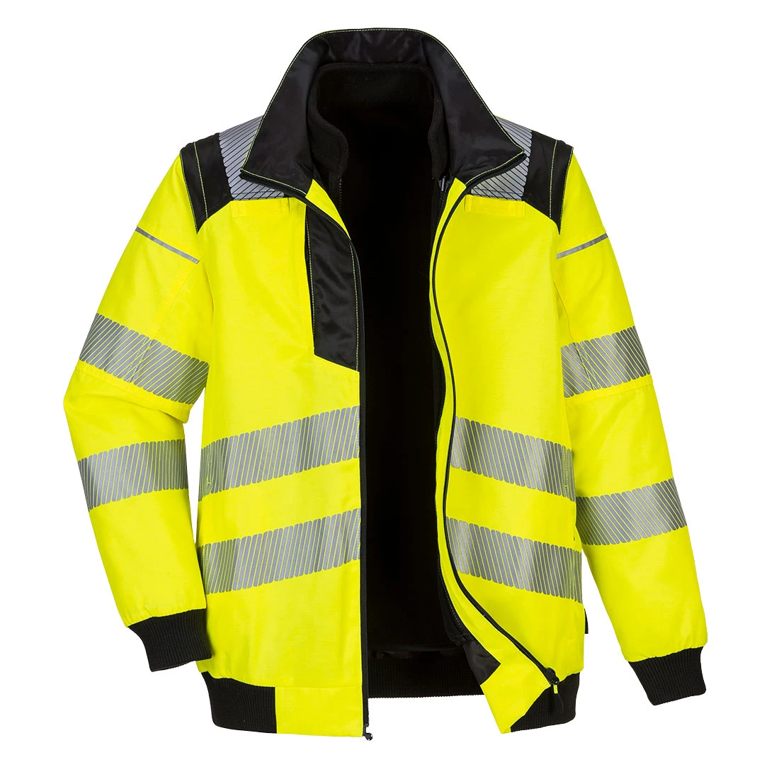 PW3 Hi-Vis 3-in-1 Pilot Jacket Yellow/Black