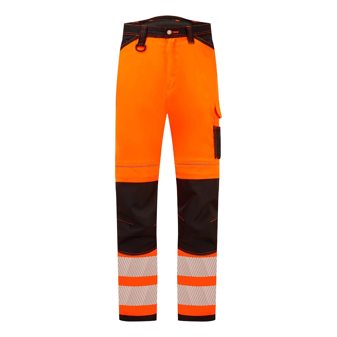 PW3 Hi-Vis Lightweight Stretch Work Trousers Orange/Black PW3 Hi-Vis Lightweight Stretch Work Trousers Orange/Black