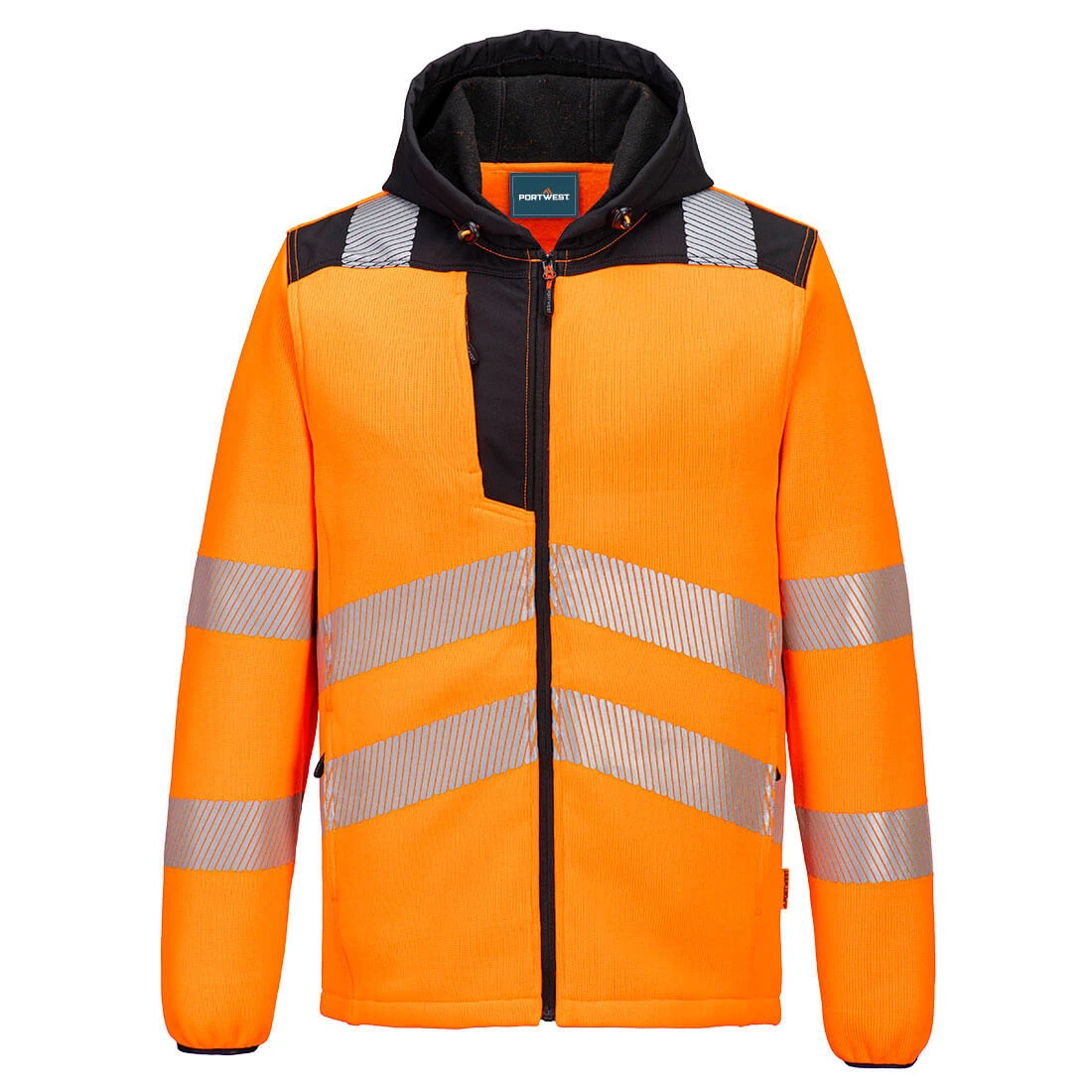 PW3 Hi-Vis Technical Fleece Orange/Black
