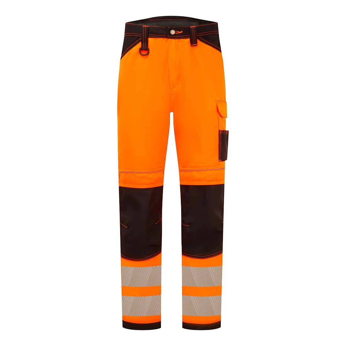 PW3 Hi-Vis Work Trousers Orange/Black Short Short