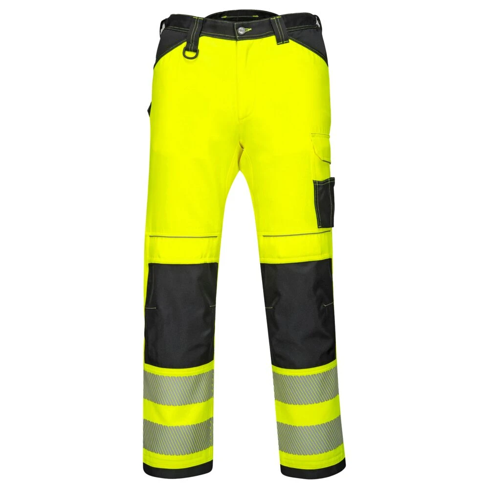 PW3 Hi-Vis Work Trousers Yellow/Black
