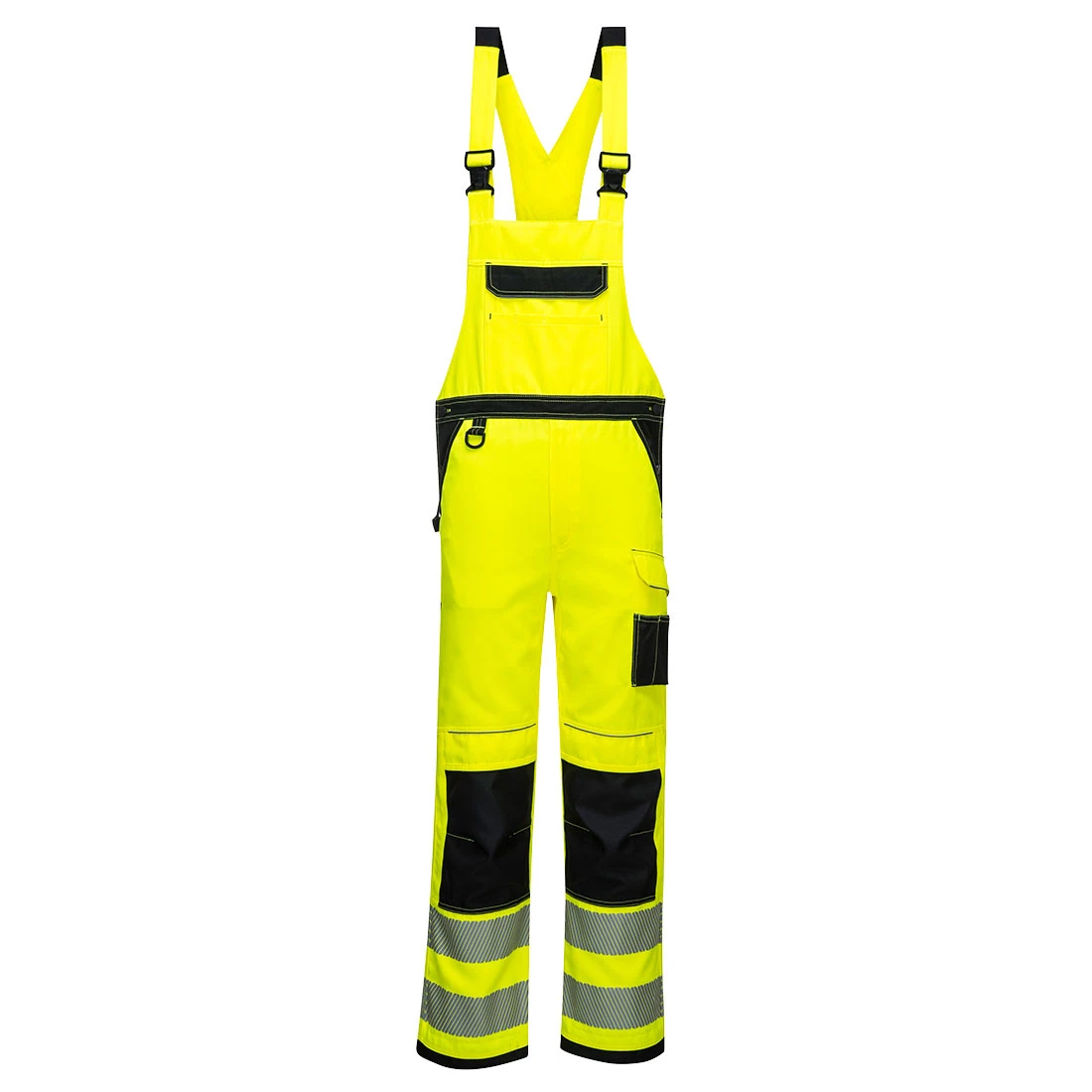 PW3 Hi-Vis Bib and Brace Yellow/Black