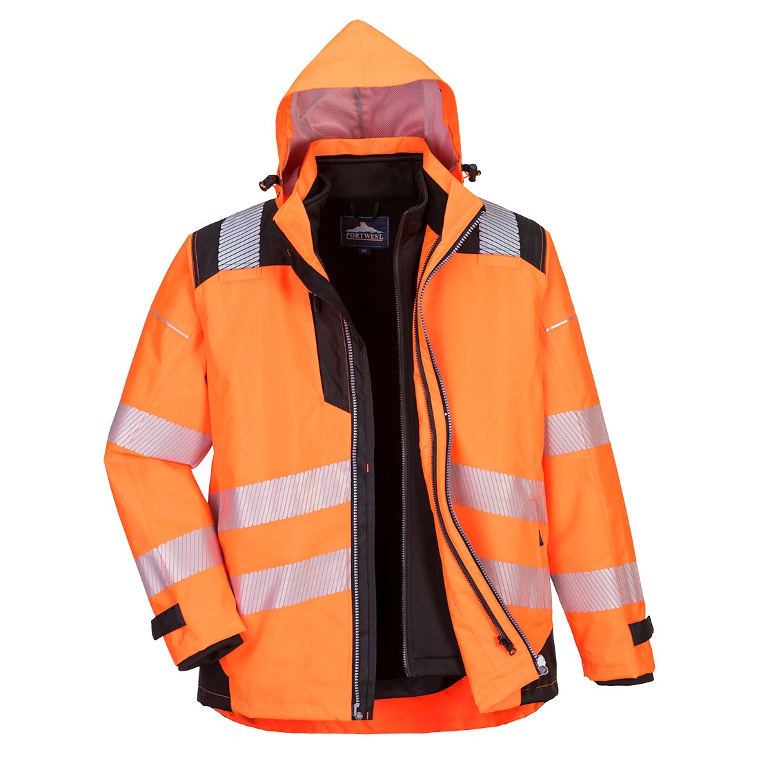 PW3 Hi-Vis 3-in-1 Jacket Orange/Black PW3 Hi-Vis 3-in-1 Jacket Orange/Black
