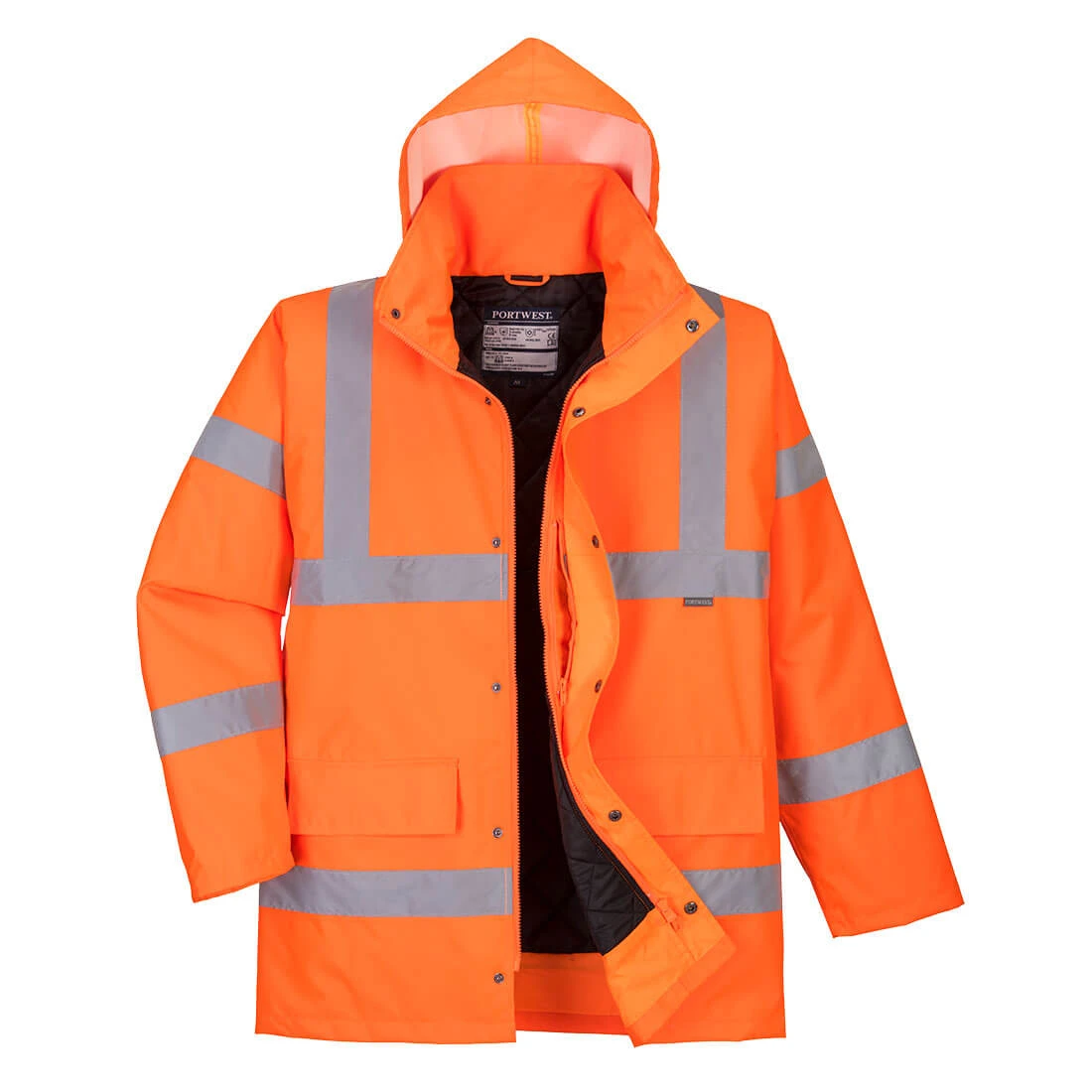 Hi-Vis Winter Traffic Jacket Orange