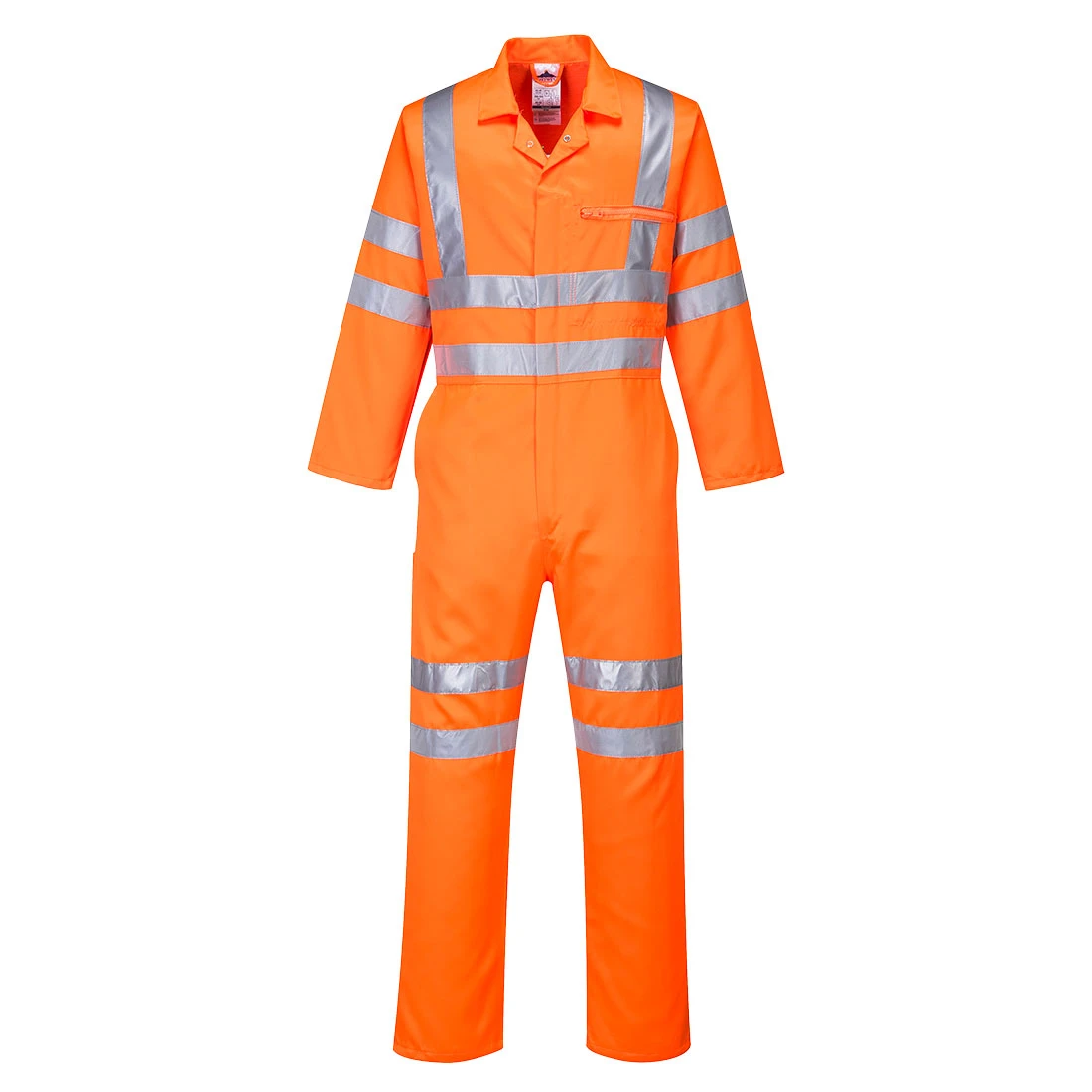 Hi-Vis Polycotton Service Coverall Orange Tall Tall