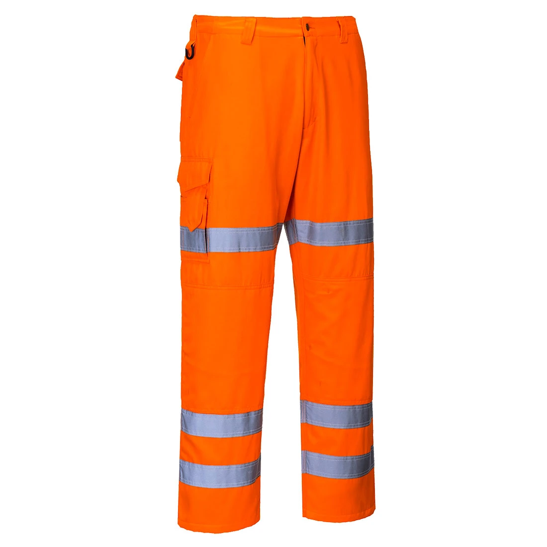 Hi-Vis Three Band Work Trousers Orange