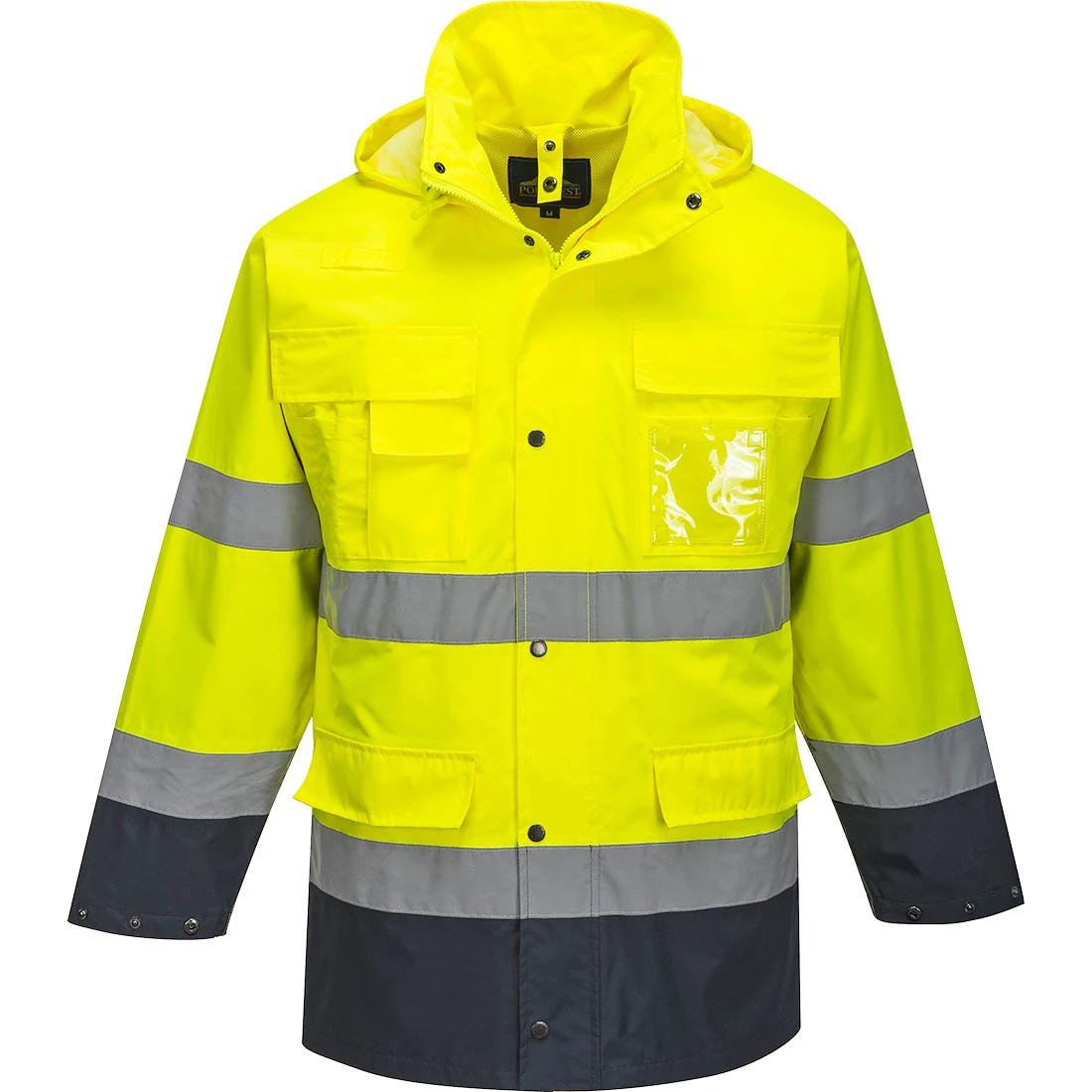 Hi-Vis 3-in-1 Contrast Lite Jacket Yellow/Navy