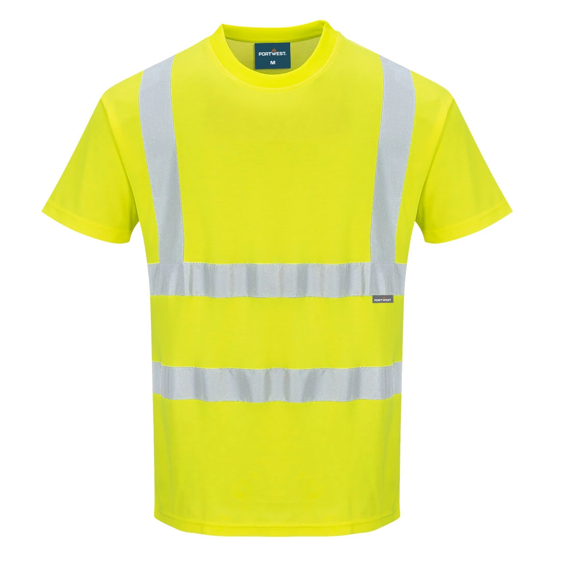 Hi-Vis Cotton Comfort T-Shirt S/S Yellow