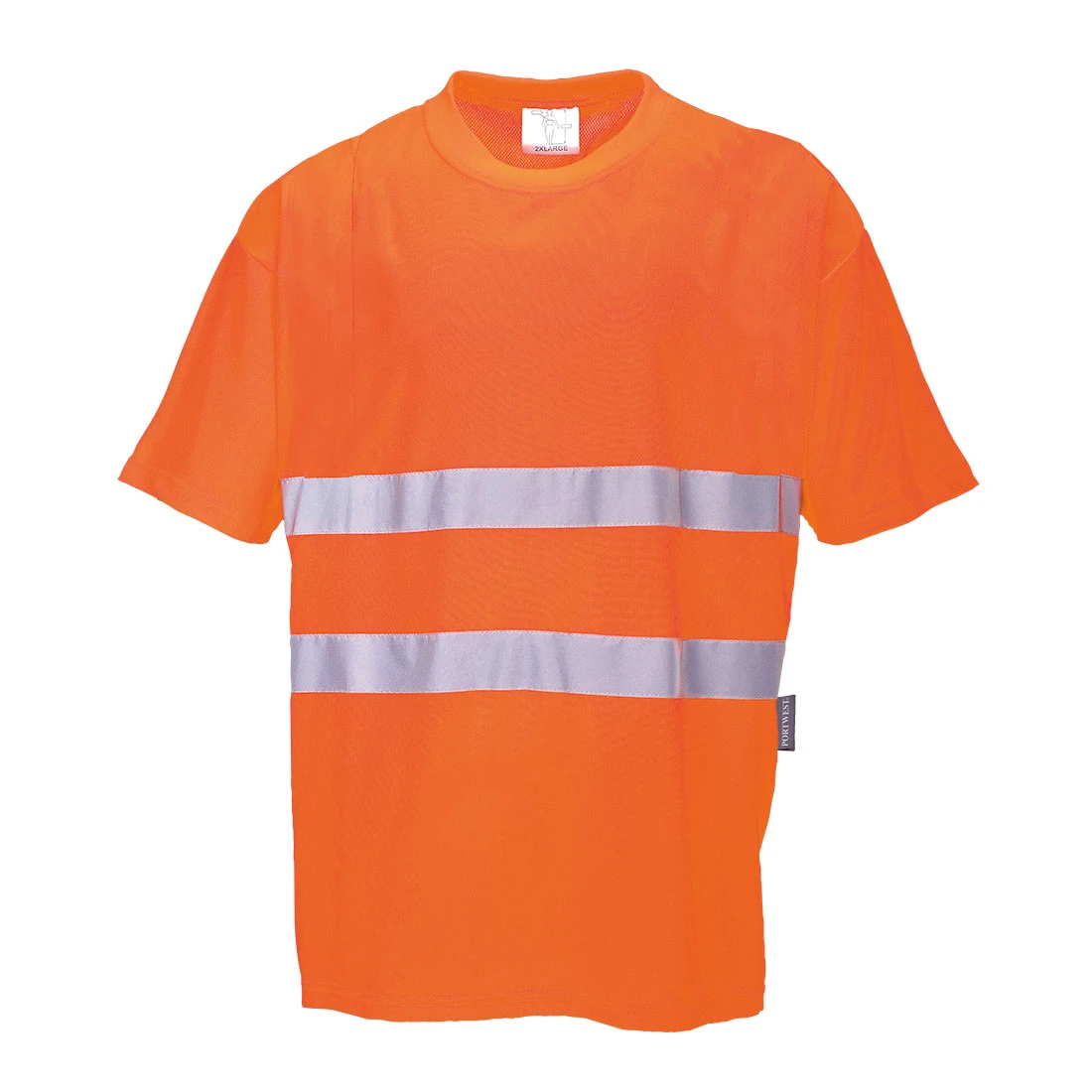 Hi-Vis Cotton Comfort T-Shirt S/S Orange