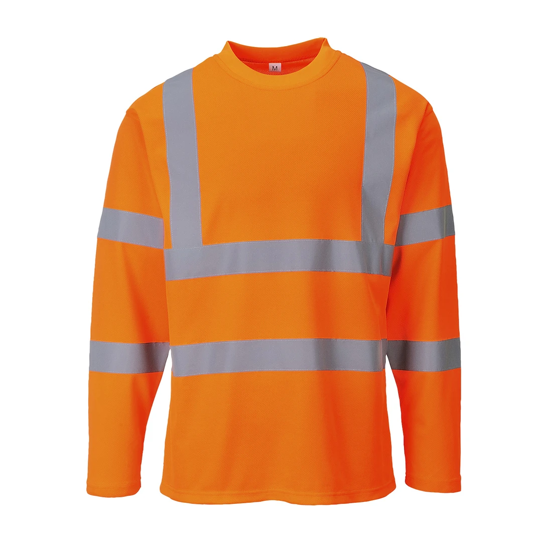 Hi-Vis Cotton Comfort T-Shirt L/S Orange