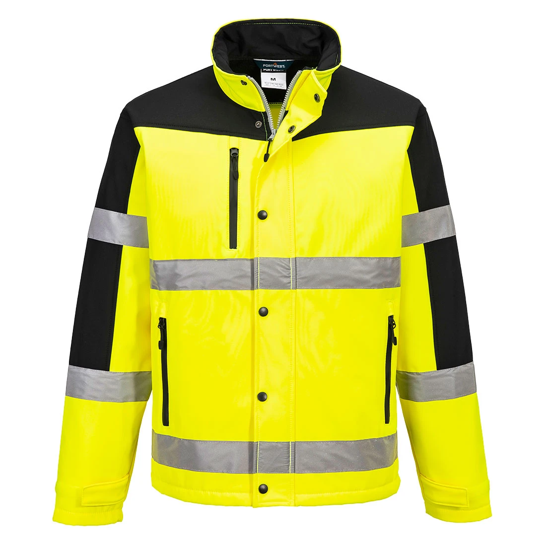 Hi-Vis Contrast Softshell (3L) Yellow Hi-Vis Contrast Softshell (3L) Yellow