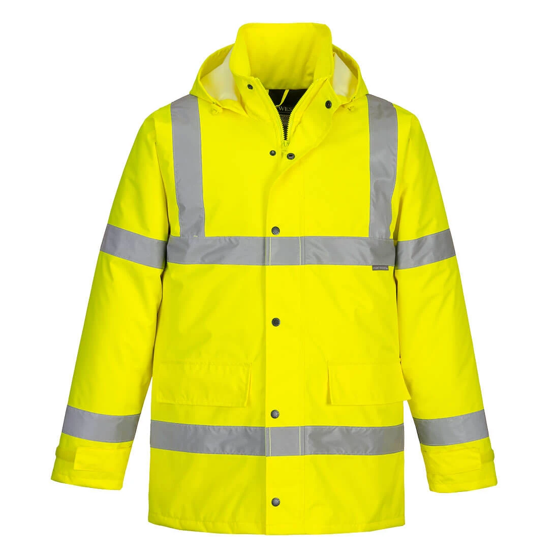 Hi-Vis Winter Traffic Jacket Yellow