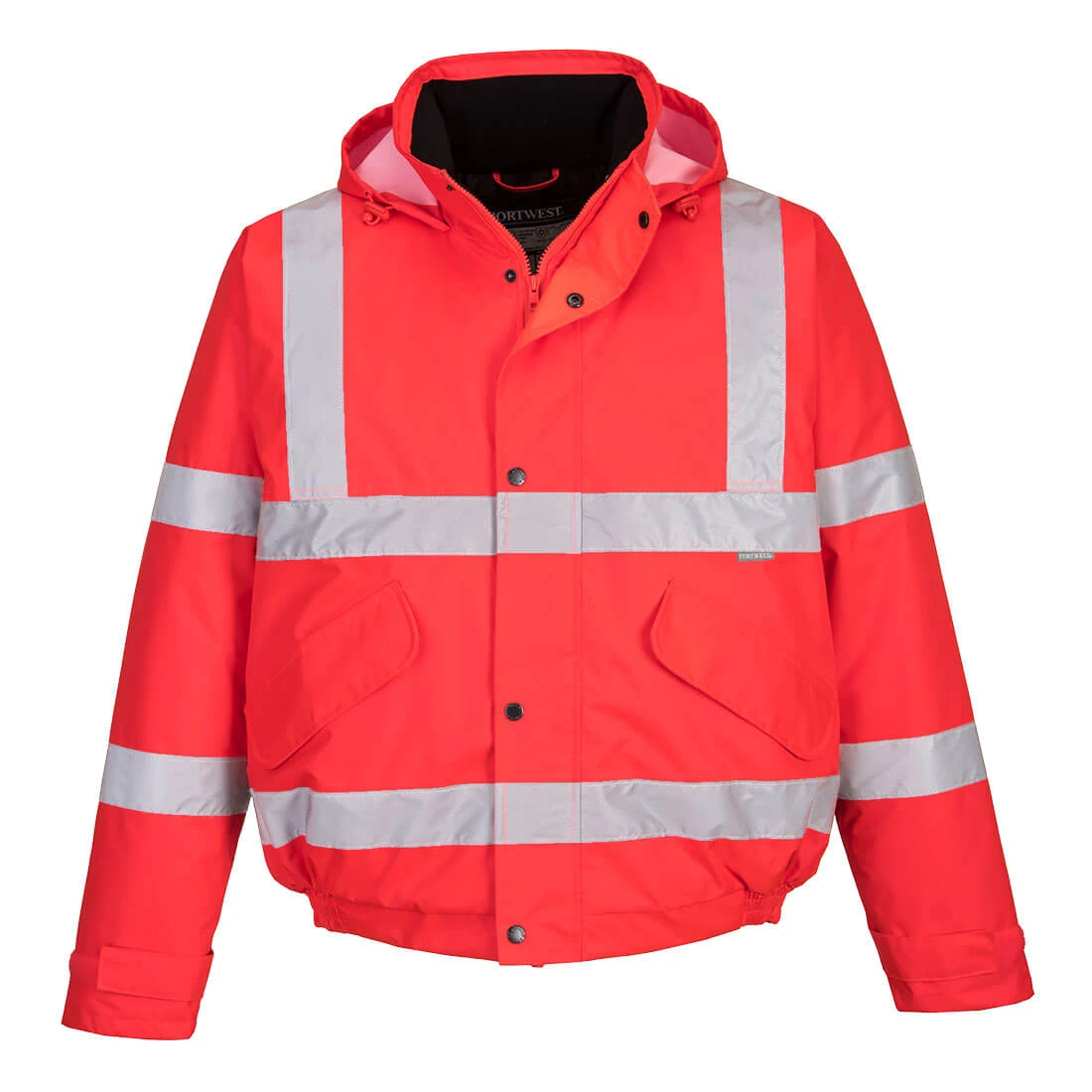 Hi-Vis Winter Bomber Jacket Red