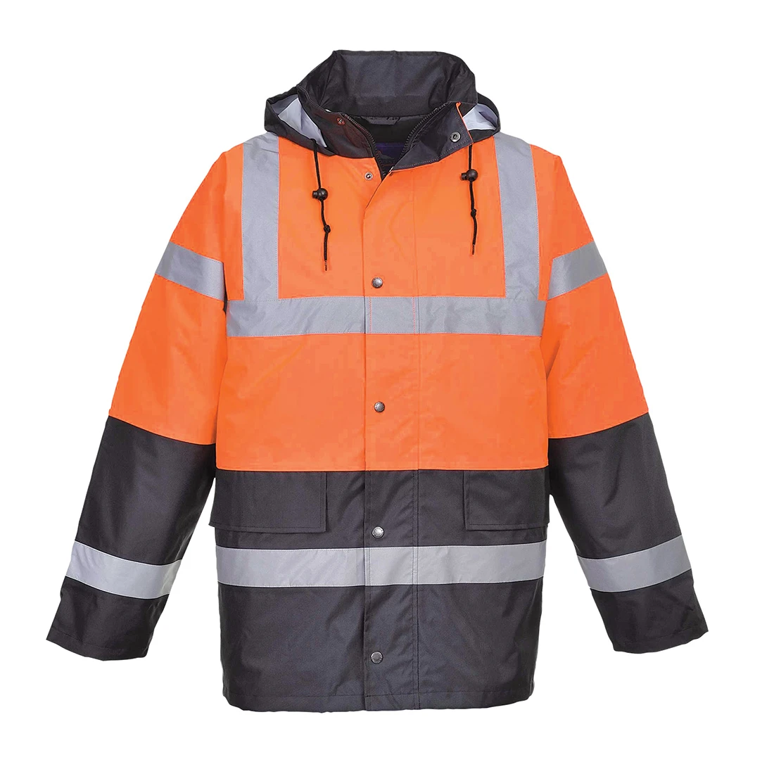 Hi-Vis Contrast Winter Traffic Jacket Orange