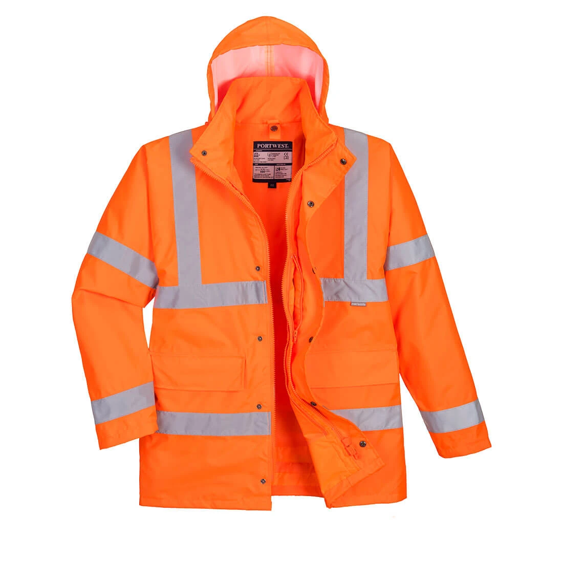 Hi-Vis 4-in-1 Traffic Jacket Orange Hi-Vis 4-in-1 Traffic Jacket Orange