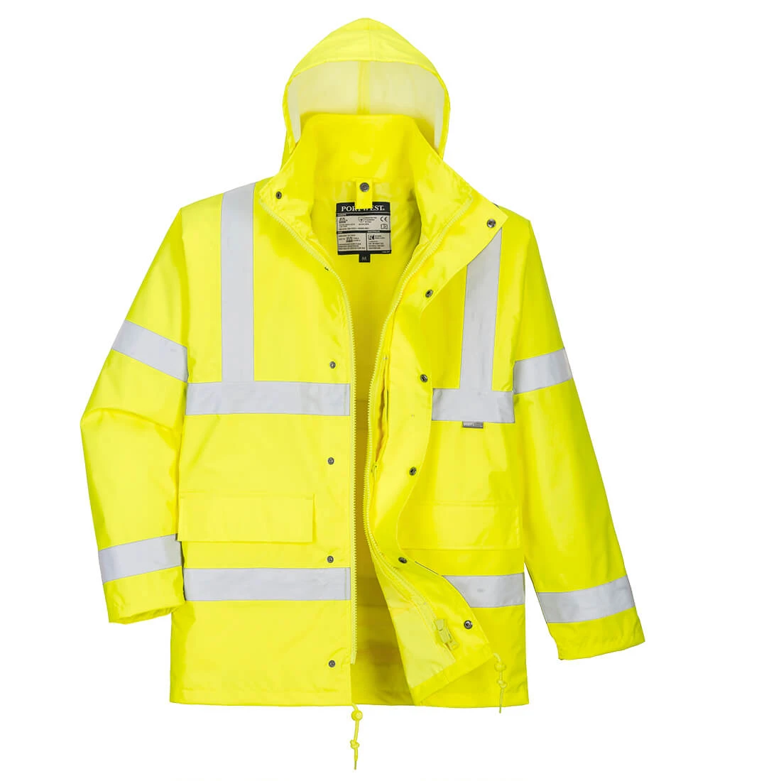 Hi-Vis 4-in-1 Traffic Jacket Yellow