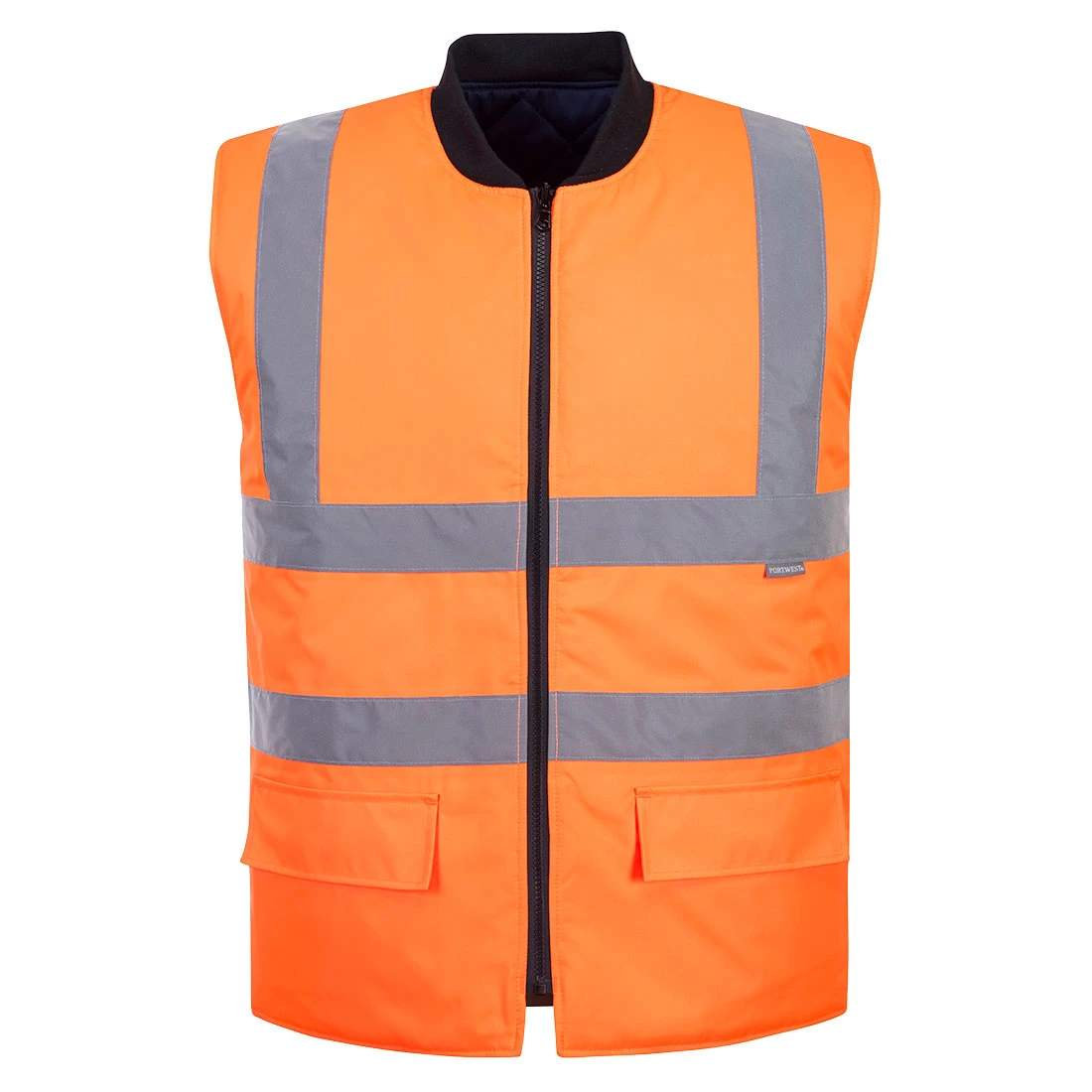 Hi-Vis Reversible Bodywarmer Orange