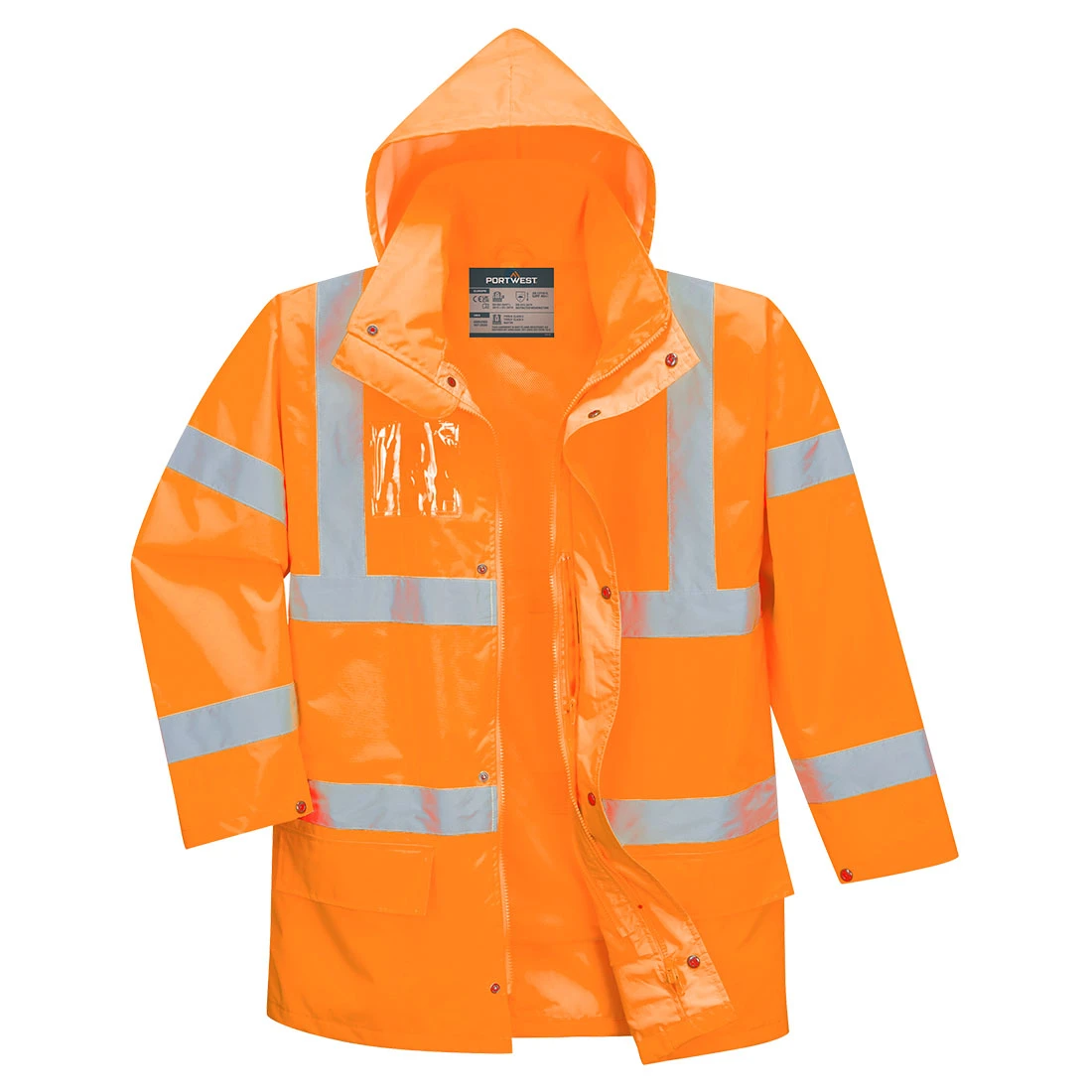 Hi-Vis 5-in-1 Essential Jacket Orange Hi-Vis 5-in-1 Essential Jacket Orange