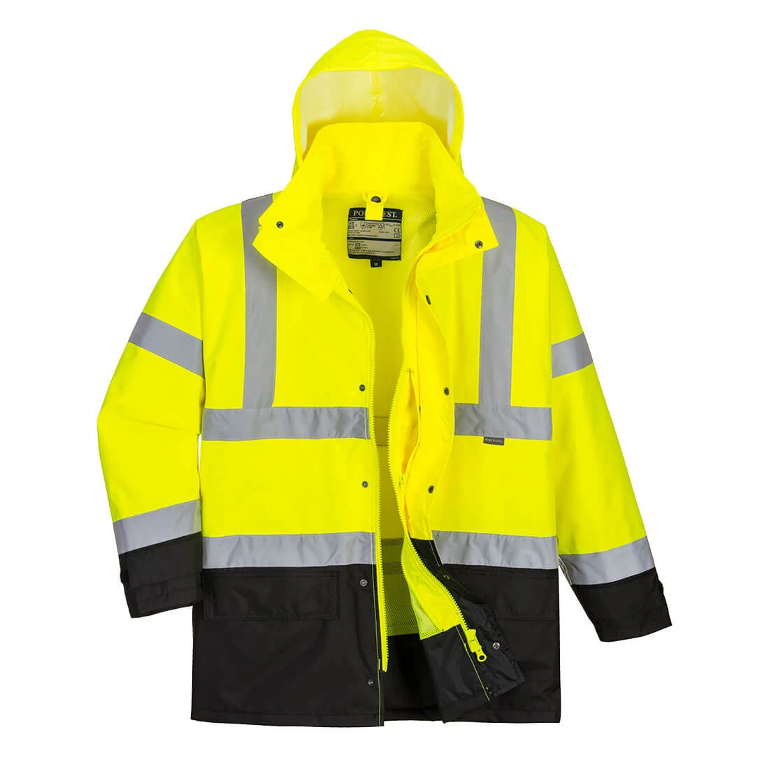 Hi-Vis 5-in-1 Contrast Executive Jacket Yellow/Black